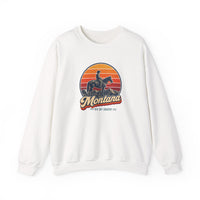 Montana Cowboy On Horseback Sweatshirt