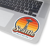 Seattle Retro Sunset Sticker