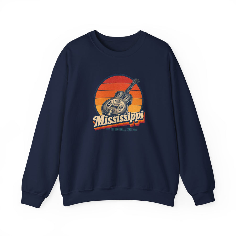 Mississippi Delta Blues Guitar Sweatshirt