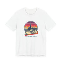 Illinois Retro Sunset Tee