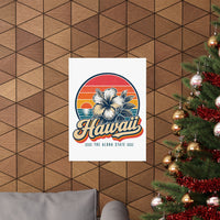 Hawaii Hibiscus Flower Poster