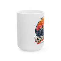 Wisconsin Retro Sunset Mug