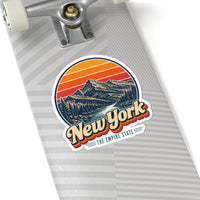 New York Adirondack Peaks Sticker