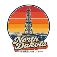 North Dakota Oil Derrick Tee