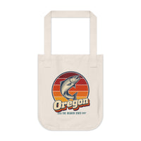 Oregon Leaping Salmon Tote Bag