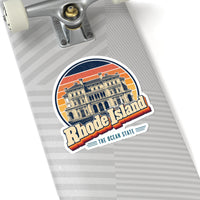 Rhode Island Newport Mansion Sticker
