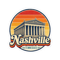 Nashville Retro Sunset Sticker