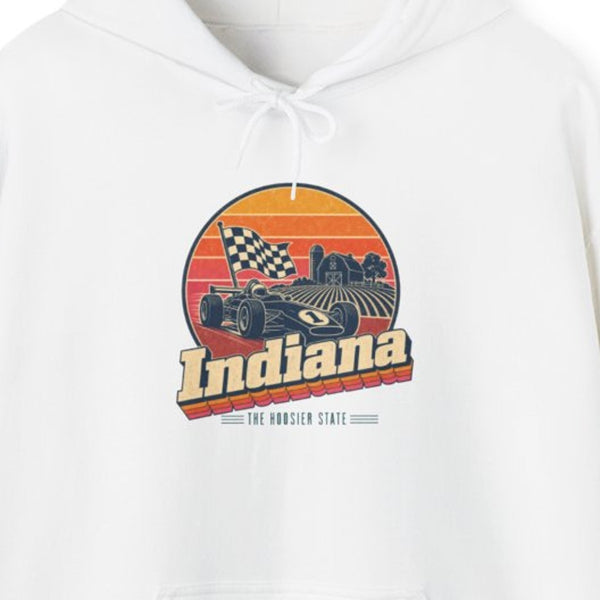 Indiana Retro Sunset Hoodie