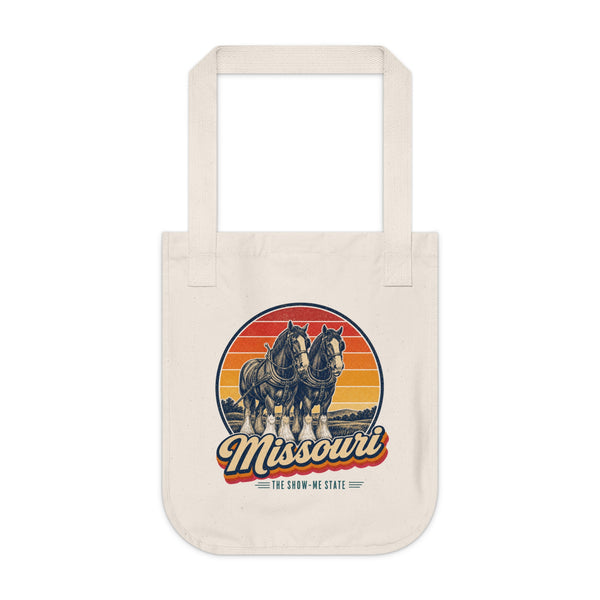Missouri Clydesdale Horses Tote Bag