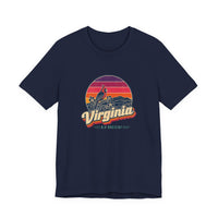 Virginia Retro Sunset Tee