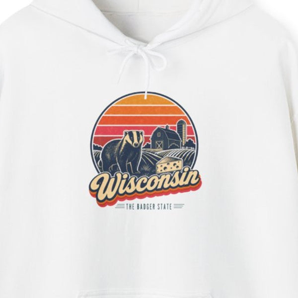 Wisconsin retro hoodie