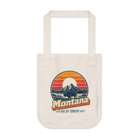 Montana Retro Sunset Tote Bag