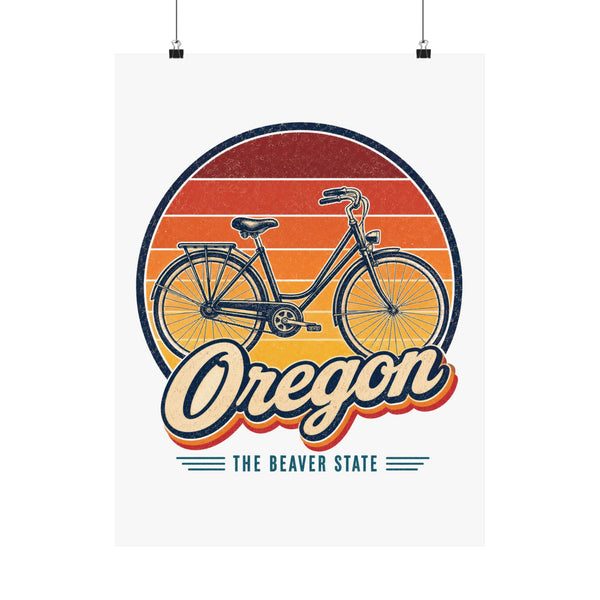 Oregon Bike Culture Poster