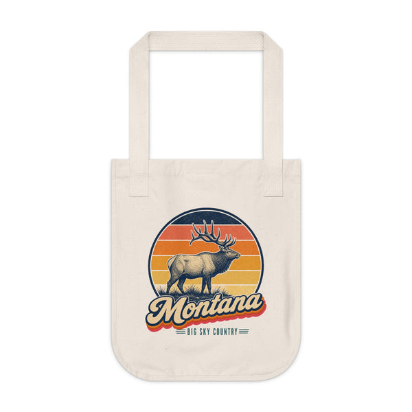 Montana Bull Elk Tote Bag