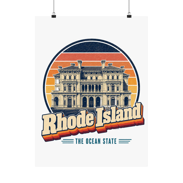 Rhode Island Newport Mansion Poster