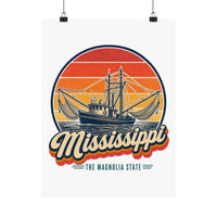 Mississippi Gulf Shrimp Boats Poster