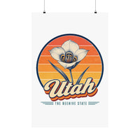 Utah Sego Lily Poster