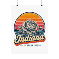 Indiana Peony Poster