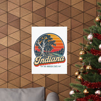 Indiana Sycamore Trees Poster