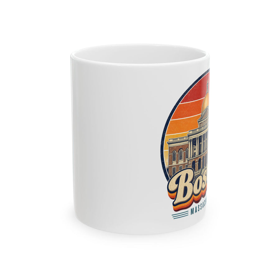 Boston Retro Sunset Mug