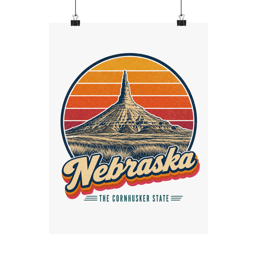 Nebraska Chimney Rock Poster