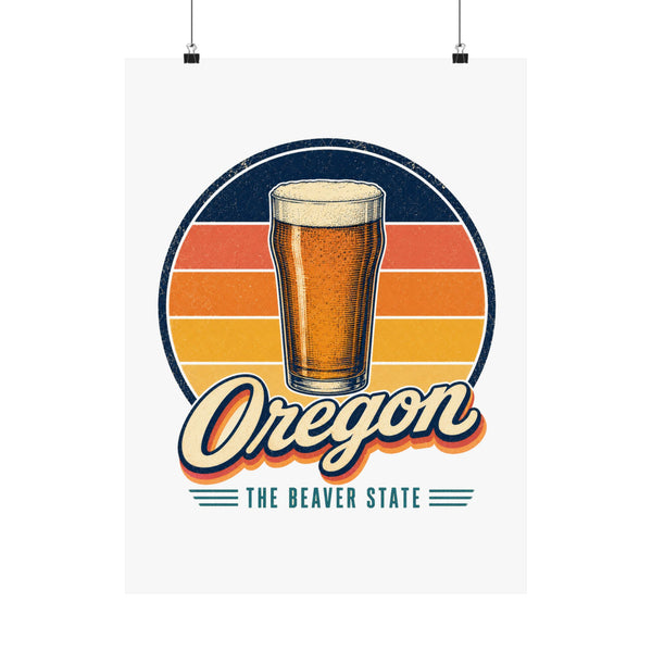 Oregon Craft Beer Poster