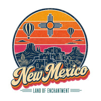 New Mexico Retro Sunset Tee