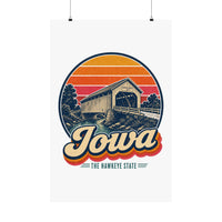 Iowa Madison County Covered Bridge Poster