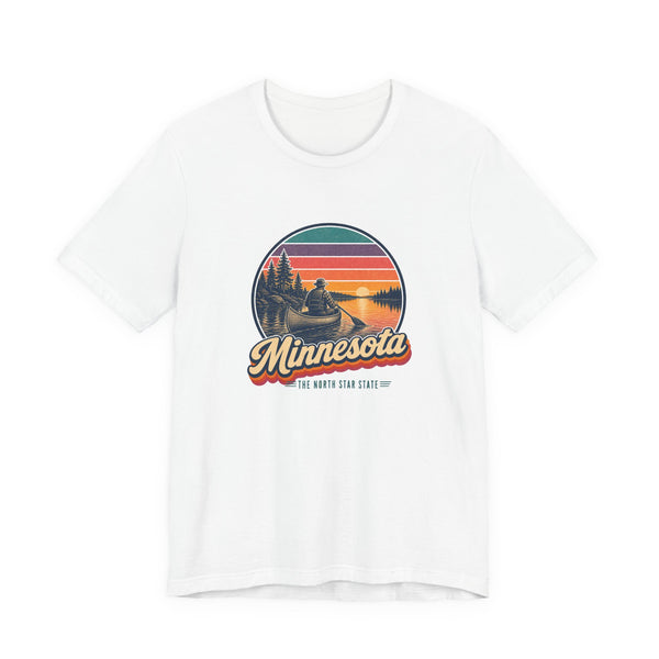 Minnesota Canoe On A North Lake Tee