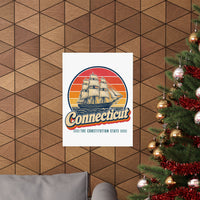 Connecticut Mystic Whaling Ship Poster