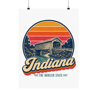 Indiana Covered Bridge Poster