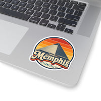 Memphis Retro Sunset Sticker