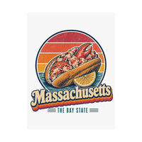 Massachusetts Lobster Roll Poster