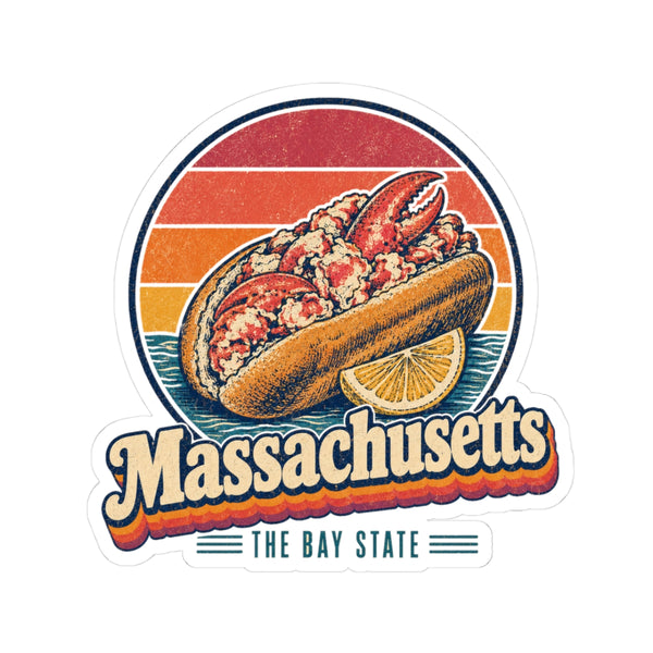 Massachusetts Lobster Roll Sticker