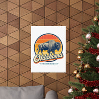 Oklahoma Bison Poster