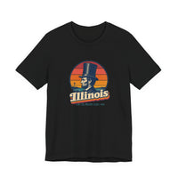 Illinois Lincoln Stovepipe Hat Tee