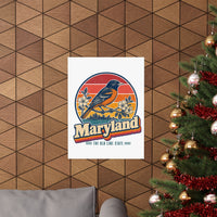 Maryland Baltimore Oriole Poster