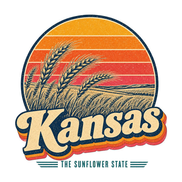 Kansas Wheat Fields Tee