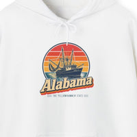Alabama Shrimp Boats Mobile Bay Hoodie