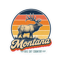 Montana Bull Elk Sticker