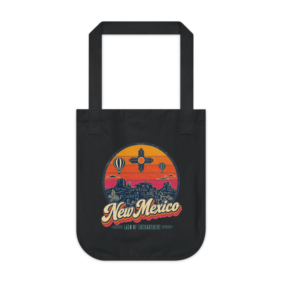 New Mexico Retro Sunset Tote Bag