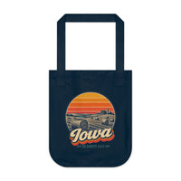 Iowa Hay Bales At Sunset Tote Bag