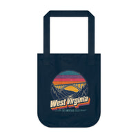 West Virginia Retro Sunset Tote Bag