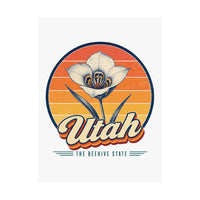 Utah Sego Lily Poster
