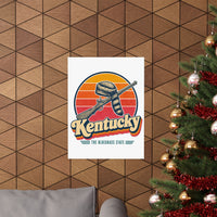 Kentucky Frontier Rifle And Coonskin Cap Poster