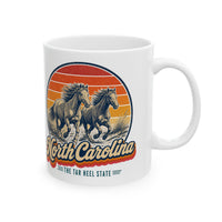 North Carolina Outer Banks Wild Horses Mug