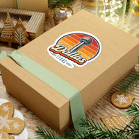 Dallas Retro Sunset Sticker