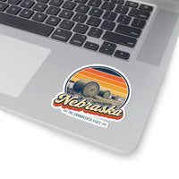 Nebraska Hay Bales Sticker