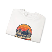 North Dakota Retro Sunset Sweatshirt