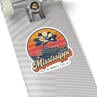 Mississippi Retro Sunset Sticker